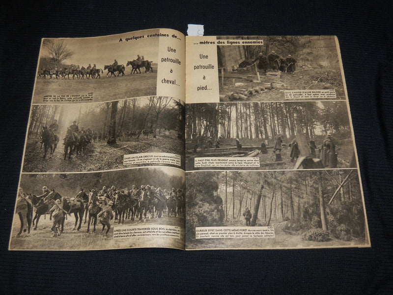 1940 LE MIROIR FRENCH MAGAZINES LOT OF 8 ISSUES - LA GUERRE - NP 2965C