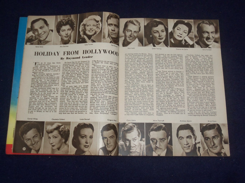 1953 SEPTEMBER FILM REVIEW MAGAZINE - DORIS DAY - MONTGOMERY CLIFT - J 9671