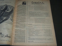 1945 FEBRUARY ESQUIRE MAGAZINE - VARGAS ILLUSTRATION - COVER AND ADS - ST 5071