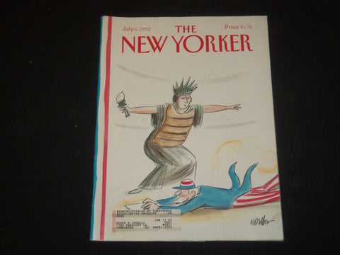 1992 JULY 6 THE NEW YORKER MAGAZINE - ILLUSTRATED COVER - NY 1541