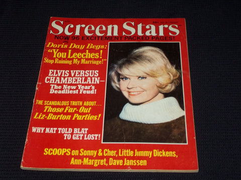 1966 APRIL SCREEN STARS MAGAZINE - DORIS DAY FRONT COVER - E 3853