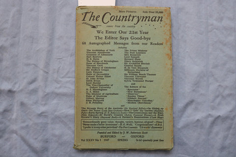 1947 SPRING THE COUNTRYMAN QUARTERLY MAGAZINE - K 3195