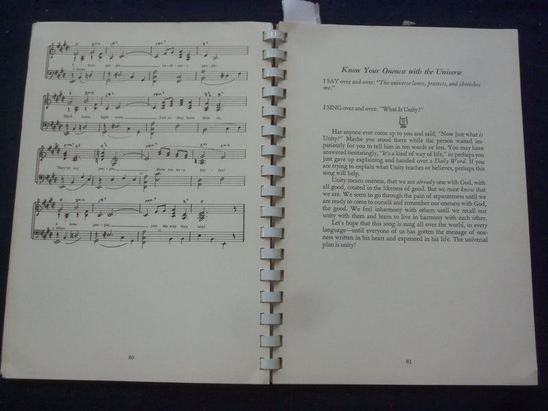 1967 SAY AND SING YOUR WAY TO SUCCESSFUL LIVING - INSCRIBED BY CARMEN - J 9797