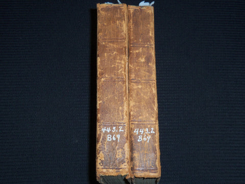 1794 BOYER'S ROYAL DICTIONARY ABRIDGED BY J. C. PRIEUR - VOLUME 1 & 2 - KD 703T