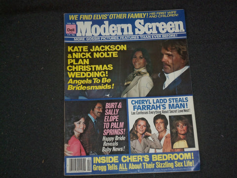 1978 FEBRUARY MODERN SCREEN MAGAZINE - ELVIS PRESLEY - KATE JACKSON - ST 6295