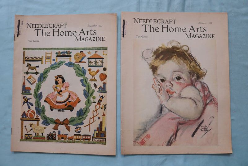 1931-1934 HOME ARTS NEEDLECRAFT MAGAZINE - LOT OF 20 - O 3968