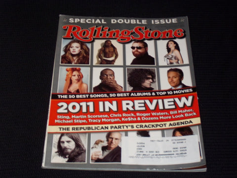 2011 DECEMBER 22 ROLLING STONE MAGAZINE - YEAR IN REVIEW FRONT COVER - E 1713