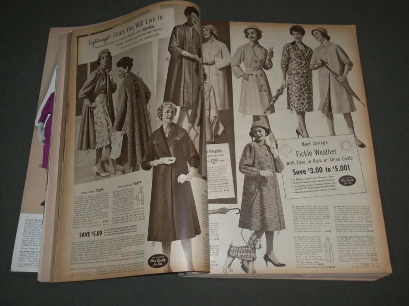 1959 SPRING/SUMMER MONTGOMERY WARD CATALOGUE - GREAT FASHION - R 1236