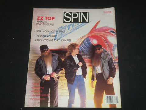 1986 FEBRUARY SPIN MAGAZINE - ZZ TOP COVER - GREAT PHOTOS - SP 4136