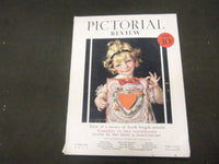 1928 FEBRUARY PICTORIAL REVIEW MAGAZINE - GREAT ILLUSTRATIONS & ADS -ST 808
