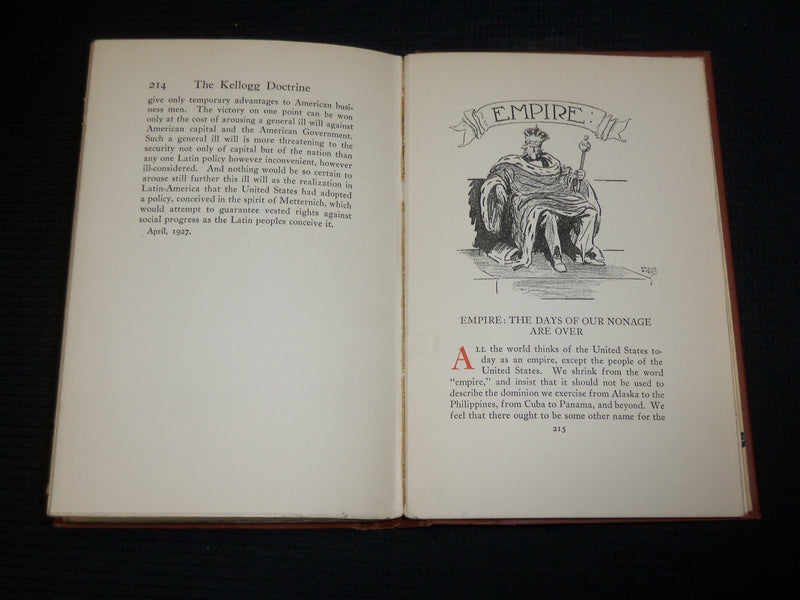 1927 MEN OF DESTINY HARDCOVER BOOK BY WALTER LIPPMANN - KIRBY - KD 7515