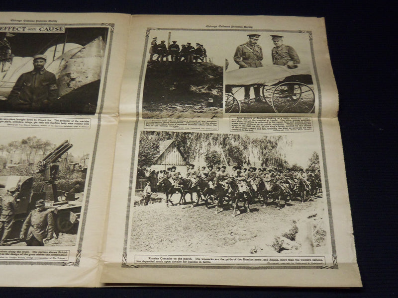 1915 NOVEMBER 14 CHICAGO SUNDAY TRIBUNE NEWSPAPER ROTO SECTION -VILLA WIFE- K 55