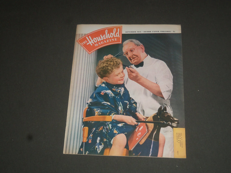 1941 SEPTEMBER THE HOUSEHOLD MAGAZINE - ILLUSTRATIONS, STORIES & ADS - SP 7759