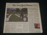 2020 JUNE 9 NEW YORK TIMES - AS PROTESTERS MARCH ON, CALLS TO REDEFINE POLICING