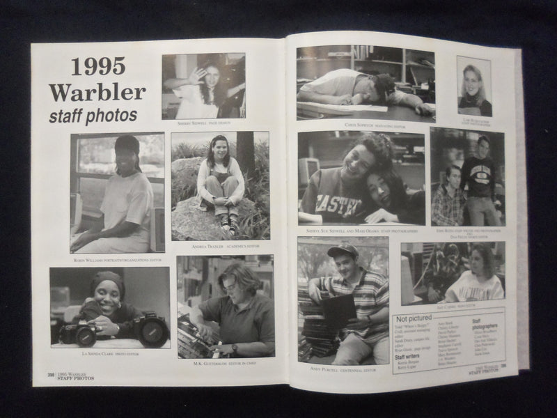 1995 WARBLER EASTERN ILLINOIS STATE COLLEGE YEARBOOK - CHARLESTON, IL - YB 3316