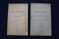 1859-1889 TOWN OF NATICK RECEIPTS AND EXPENDITURE REPORTS - LOT OF 24 - O 3393