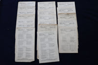 1897-1898 BOSTON MUSIC HALL PROGRAMS - LOT OF 19 - R. MARRINER FLOYD - K 1634