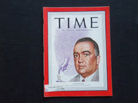 1949 AUGUST 8 TIME MAGAZINE - J. EDGAR HOOVER - T 1186