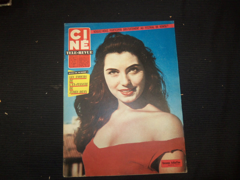 1959 JULY 17 CINE REVUE FRENCH MAGAZINE - ROSSANA SCHIAFFINO COVER - E 24761