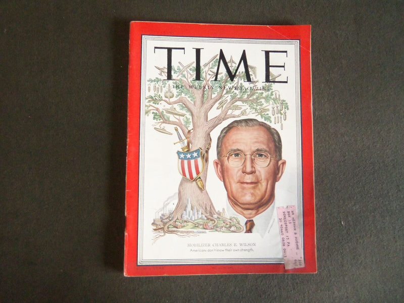 1951 FEBRUARY 19 TIME MAGAZINE - MOBILIZER CHARLES E. WILSON - T 1265