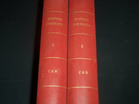 1903 SCOTTISH PORTRAITS HISTORICAL CRITICAL JAMES L. CAW VOLUME 1 & 2 - Z 150