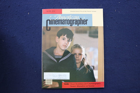 1984 APRIL AMERICAN CINEMATOGRAPHER MAGAZINE - BERTIL GUVE COVER - E 17714