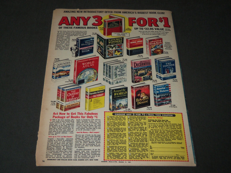 1957 JANUARY 6 NY SUNDAY MIRROR MAGAZINE SECTION - LISA KIRK COVER - J 2898