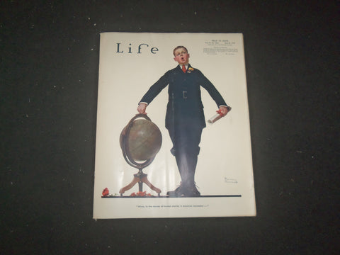 1918 JUNE 27 LIFE MAGAZINE - NORMAN ROCKWELL ILLUSTRATED COVER - L 767L