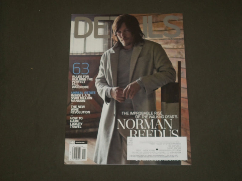 2015 NOVEMBER DETAILS MAGAZINE - NORMAN BEEDUS COVER - B 1684