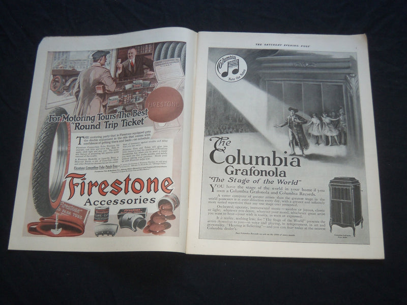 1916 JULY 22 THE SATURDAY EVENING POST MAGAZINE - NEYSA MCMEIN COVER - SP 737