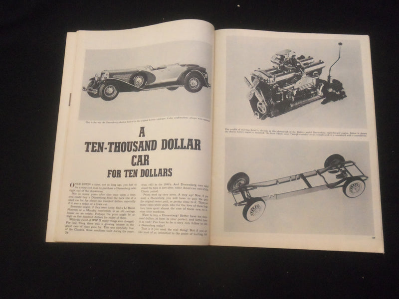 1964 AUGUST MOTOR CARS ILLUSTRATED MAGAZINE - ANTIQUE 1 CYLINDER MARVELS- J 7823