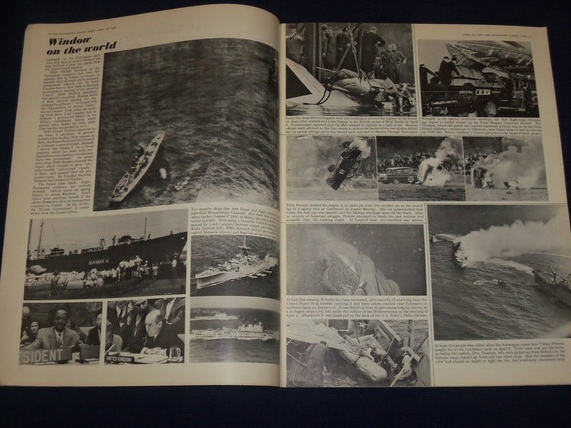 1966 APRIL 16 THE ILLUSTRATED LONDON NEWS MAGAZINE - QUEEN ELIZABETH - J 1763