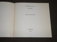 1966 MICHIGAN STATE UNIVERSITY ART COLLECTION SOFTCOVER BOOK - KD 4989
