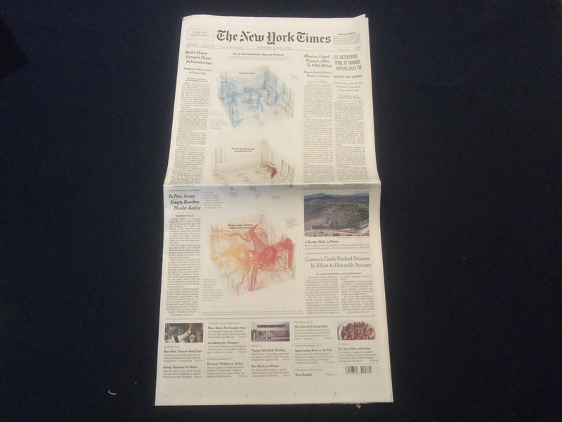 2021 MARCH 17 NEW YORK TIMES - U.S. DETENSIONS SPIKE AT BORDER, DEFYING EASY FIX