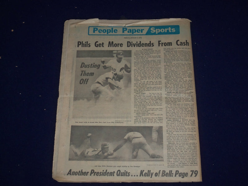 1974 AUGUST 9 PHILADELPHIA DAILY NEWS -PRESIDENT RICHARD NIXON RESGINS - NP 2976