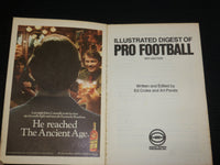 1971-1972 ILLUSTRATED DIGEST OF PRO FOOTBALL LOT OF 2 - SOFTCOVER - O 2908A