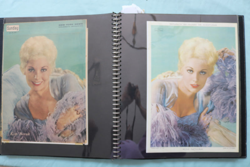 HOLLYWOOD STARS SCRAPBOOK - GREGORY PECK - MERLE OBERON - KIM NOVAK - #22