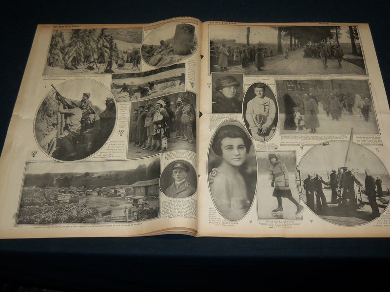 1917 JANUARY 7 NEW YORK TIMES ROTO PICTURE SECTION - SEVENTH REGIMENT - NT 8982