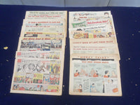 1930'S-1940'S PERSONAL CARE PRODUCTS COLOR COMICS ADS - LOT OF 72 - NP 5245