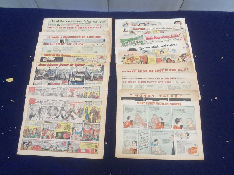 1930'S-1940'S PERSONAL CARE PRODUCTS COLOR COMICS ADS - LOT OF 72 - NP 5245