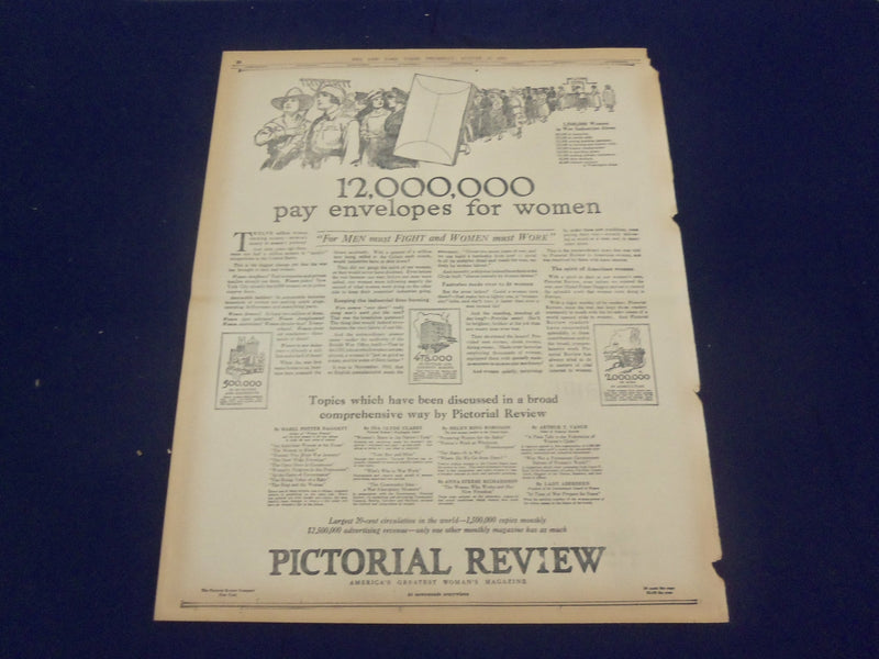 1918 AUGUST 15 NEW YORK TIMES - GERMANS FALL BACK NORTH OF ALBERT - NT 9194
