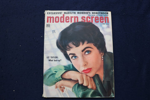1954 APRIL MODERN SCREEN MAGAZINE - ELIZABETH TAYLOR COVER - E 17341
