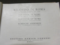 1900S ROMA VIEW BOOK - 100 TAVOLE IN TRICROMIA - IN 4 LANGUAGES - J 5206