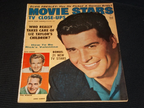 1959 JANUARY MOVIE STARS PARADE MAGAZINE - JAMES GARNER FRONT COVER - E 1416