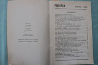 1961-1963 PHOENIX MAGAZINE - MEMPHIS STATE UNIVERSITY - LOT OF 5 - K 3425