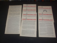 1964-1971 OHIO RACEWALKER NEWSLETTER MAGAZINE - LOT OF 76 - O 2681C