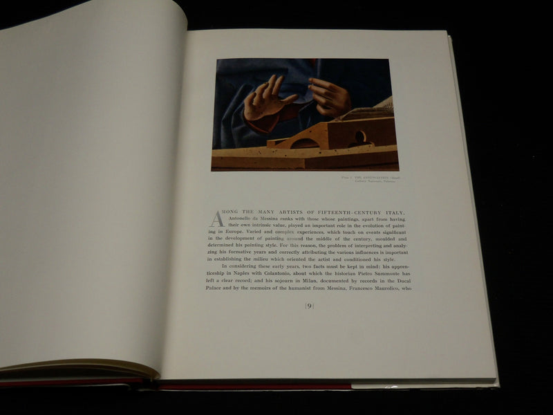 1955 ANTONELLO DA MESSINA HARDCOVER BOOK - GREAT PLATES - R 715R