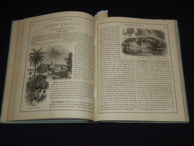 1872 GUYOT'S INTRODUCTION TO GEOGRAPHY - GREAT COLOR MAPS - KD 7978