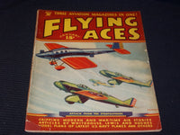 1935 JANUARY FLYING ACES MAGAZINE ILLUSTRATED FRONT COVER - E 159