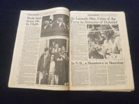 1986 JAN 29 NEW YORK NEWSDAY NEWSPAPER - SHUTTLE CHALLENGER DISASTER - NP 6086